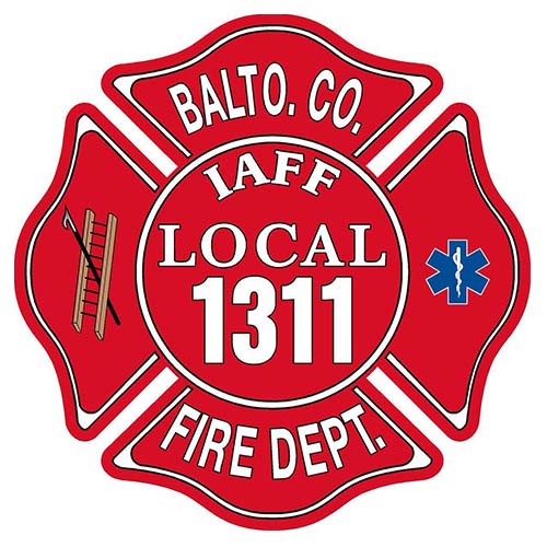 A Balto. Co. Fire department logo.
