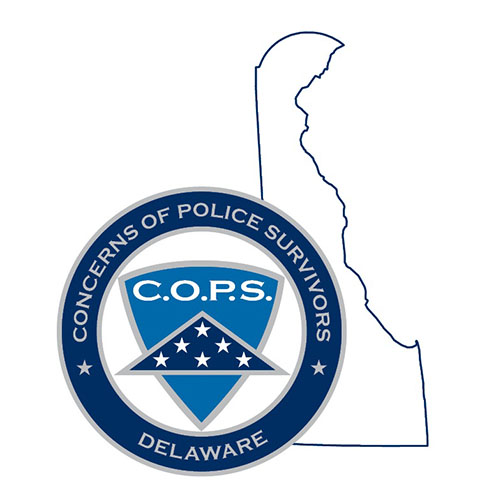 A Concerns of Police Survivors Delaware logo.