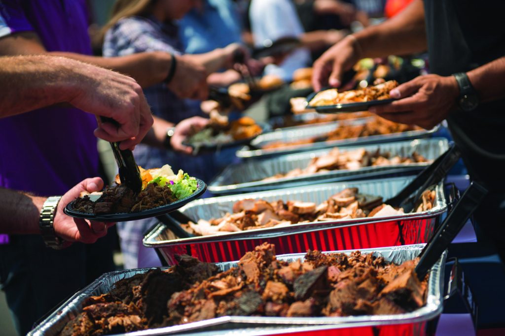 photo of catering at mission UA freedom day