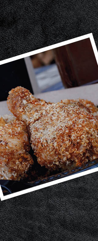 Image of our Ricky Bobby Chicken Legs.