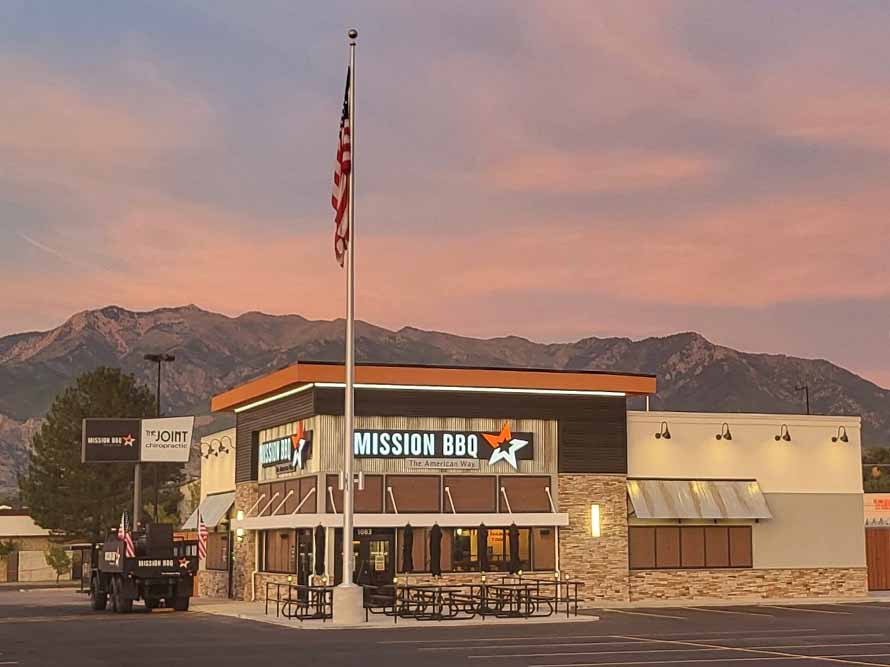 This is an image of the MISSION BBQ locaiton in Riverdale, Utah.