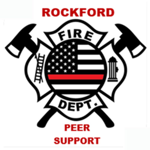 A Rockford Fire Dept. logo.