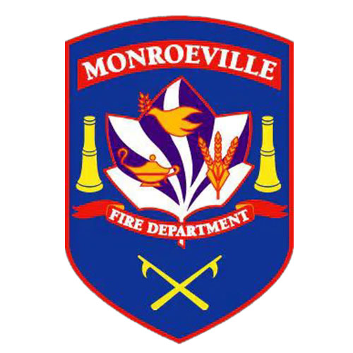 A Monroeville Fires Department logo.